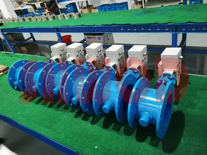 蜜桃福利导航通風調節蝶閥出廠前檢驗